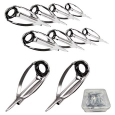 Zlenak 補充型路亞竿圓形頂環10件組 S-08, 1套, 單一顏色