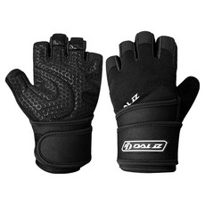 DALiZ 強力握把健身拉力帶 雙手套組 GS-05, 1套, 黑色