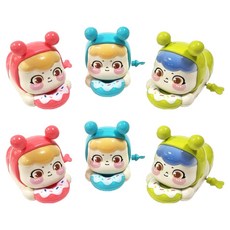 世界流通 Hello Kkomi 發條 2種 x 3入組, 1套, 混合顏色