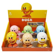 世界流通 呱呱鴨發條6件組), 1套, 混色
