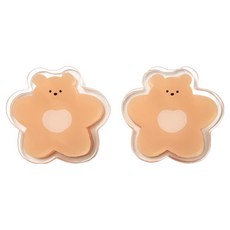 버터 아크릴 집게 버터곰, 2개