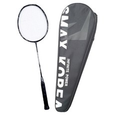 SmaxKorea 全碳纖維波浪型超輕量羽球拍, 1個, Hades 5U