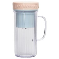 TOP MONSTER 攪拌隨行杯 400ml 粉紅色, SMJ-MSM040