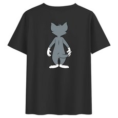 ILLUSO 男女通用 湯姆貓與傑利鼠 Logo Tom 短袖T恤