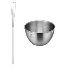 WAGENSTEIGER 方形打蛋器 31cm + 中型攪拌盆 套組, 1套, 單一顏色, 打蛋器 + 攪拌盆