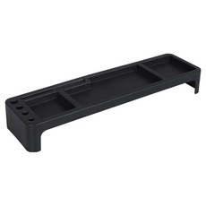 코코랜드 컴퓨터 정리 공간절약 키보드 수납 데스크오거나이저 52.8 x 14 x 7 cm, 블랙, 1개