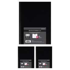 OXFORD 일본식 펴노트 B5 80p, Black Cover, 3개
