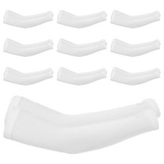 쓱타임 UV 자외선 차단 손등커버 쿨토시 2p, 화이트, 10개