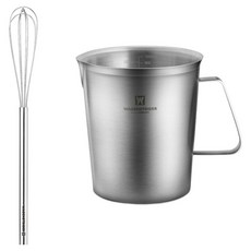 WAGENSTEIGER 圓形打蛋器 25cm + 料理量杯 1L 組合, 1套, 單一顏色, 打蛋器 + 料理量杯