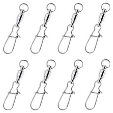 HIT PACE 大容量Hyper Snap鐵板路亞旋轉環, 8個