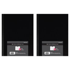 OXFORD 일본식 펴노트 A4 80p, Black Cover, 2개