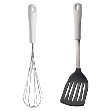 GHIDINI 打蛋器 + 鍋鏟套組, 1套, 打蛋器 + 鍋鏟, 混合顏色