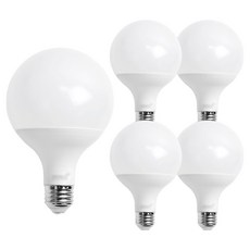 KUMHO Beongaepyo LED 長型球泡燈 15W, 燈泡色, 5個