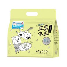 豆腐先生 極短消臭豆腐砂, 2.5kg, 1包, 絲蘭白茶