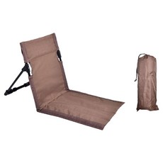 生活居家 露營坐式靠背椅, 1個, 棕色