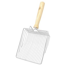 doongdoongpet 貓咪不鏽鋼一字型快速沙鏟, 1個, 混色