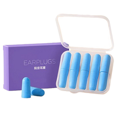 WISE PICK 多孔吸音耳塞 藍色 10g, 1個, 10入