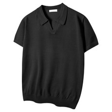 HARRISON HOMME 男性肌肉修身開領針織短袖 HA-1049 WEL1025