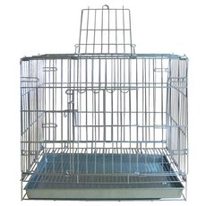 LUCKY HOME 2尺折合式白鐵線狗籠, 1個, 單一顏色