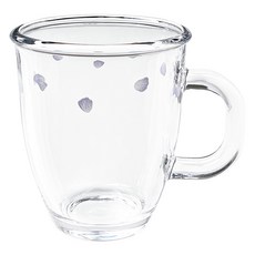 바칠레 홈카페 강화유리 머그컵 375ml, 메이릴, 1개