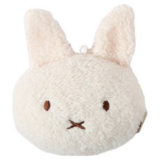 STUDIO EIGHT Miffy 臉部絨毛娃娃鏡 米菲, 白色, 1個