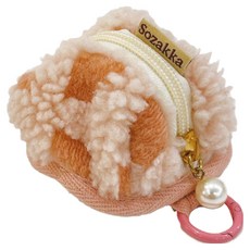 蕉蕉購物 ins華夫格可愛立體耳機包, 1個, 粉色, B13040