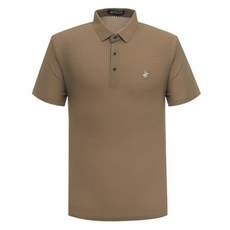 BEVERLY HILLS POLO CLUB 比佛利保羅 男士涼感鈕扣亮點短袖T恤