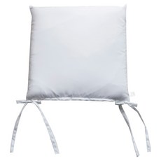 CASA VERDE 森林風綁帶坐墊套 含棉心, 白色