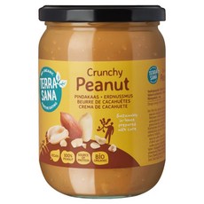 테라사나 유기농 100% 땅콩버터 크런치, 500g, 1개