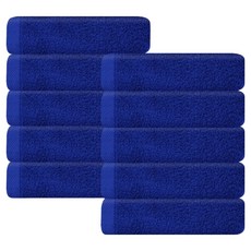Keyria 飯店毛巾 200g 40支 精梳棉, 10個, 藍色