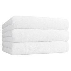 Songwol 松月 Comfort Ground 飯店毛巾 250g 竹纖維, 象牙白, 3個