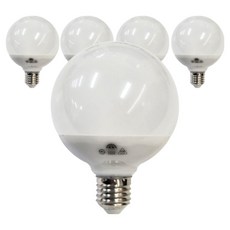 VIO LED戶外防水球泡燈 8W, 自然白光, 5個