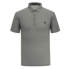 BEVERLY HILLS POLO CLUB 比佛利保羅 男士涼感鈕扣設計短袖T恤