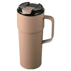 LocknLock 樂扣樂扣 都會咖啡陶瓷隨行杯 LHC4418CHO, 750ml, 1個, 可可色