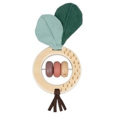 Tiny Love 木製甜菜根搖鈴感官玩具, 1個, 混合顏色