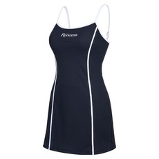 renoma 女款飾邊內搭褲連身泳衣 RN-LS2F556, 黑色