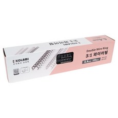 코라미 3:1 와이어링 100개입, 흑색, 1개, 6.4mm