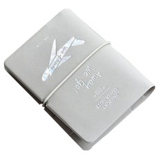 PLEPIC 護照套旅行筆記本, 1個, 灰色