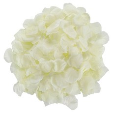 Khohimo 派對活動用人造玫瑰花瓣 1000p 組 5W0339, 1套, 白色