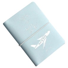 PLEPIC 護照套旅行筆記本, 1個, 藍色