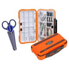 釣魚配件收納盒 大 + 剪刀組, 1套, 隨機出貨