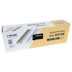 코라미 3:1 와이어링 100개입, 흑색, 1개, 9.5mm