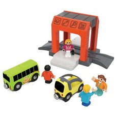 Mykafort 校車玩具組, 1套, 混合顏色