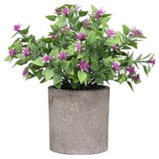 언더보스 미니 조화 화분 B-3, 혼합색상, 1개