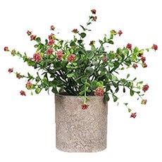 언더보스 미니 조화 화분 A-4, 혼합색상, 1개