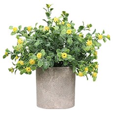 언더보스 미니 조화 화분 D-4, 혼합색상, 1개