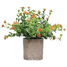 언더보스 미니 조화 화분 C-5, 혼합색상, 1개