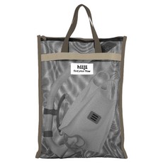 hiiji 短蛙鞋多用途網袋, 1個, 黑色 + 摩卡慕斯