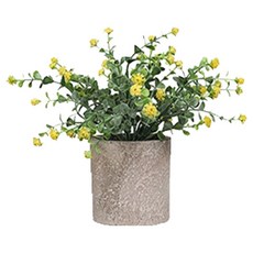 언더보스 미니 조화 화분 A-7, 혼합색상, 1개