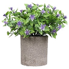 언더보스 미니 조화 화분 B-6, 혼합색상, 1개